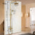 KEMAIDI Antique Brass Retro Vintage Bathroom Shower Faucet Set Wall Mounted Rainfall Shower Head Bathtub Mixer Shower Systerm