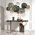 European Luxury Wrought Iron Round Shape Ornaments  Livingroom Wall Hanging