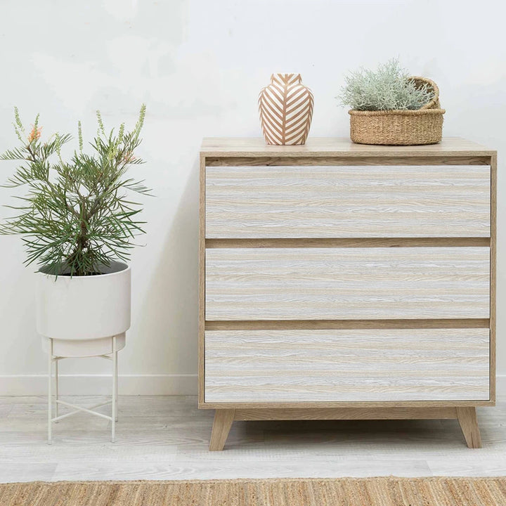 Wood Vinyl Wallpaper Roll Wood Grain Self Adhesive Wallpaper Kitchen Wardrobe Cabinet Furniture Contact Paper Renovation Door