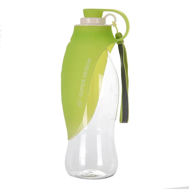 OUZEY 580ml Dog Water Bottle Outdoor Dog Walking Portable Foldable Drinking Bowls For Small Medium Dogs