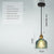 Glass Pendant Light Nordic Pendant Lamp Modern Pendant lamp brass Creative minimalist  E27 Transparent Lampshade For Restaurant
