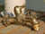 Vidric Outdoor Decorativ Garden Faucet Animal Shape Bibcock Green/Antique Brass Tap Washing Mop/Garden Watering Animal Faucet