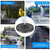 Waterproof Solar Fountain Pump Energy-saving Plants Watering Colorful Bird Bath Solar Fountain Outdoor Garden Pool