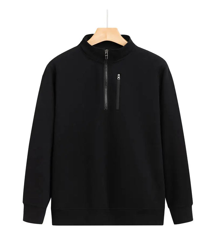 customized LOGO New Men's Sweatshirt Arm Zipper Men's Pocket Zipper Long Sleeve Casual Sports Shirt LS-GT2519
