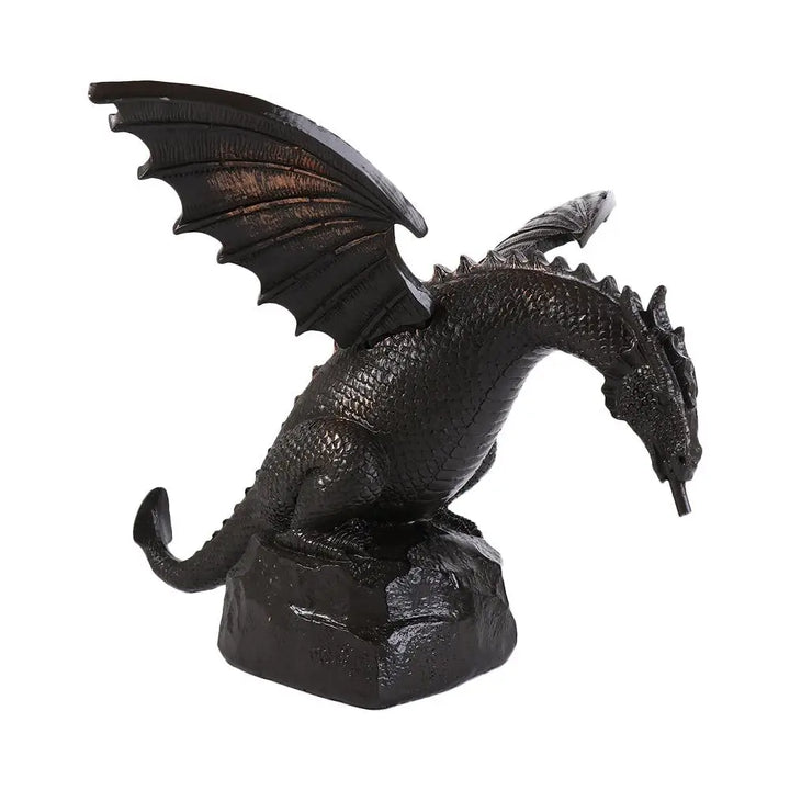 Realistic Garden  Spray  Resin Water Spray Dragon Staue Outdoor Decoration