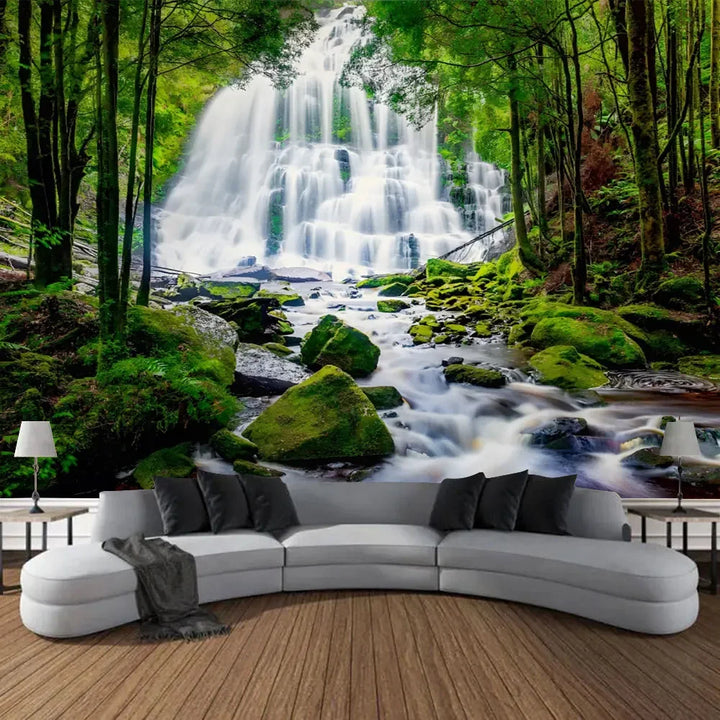 Beautiful Natural Forest Printed Large Wall Tapestry Hanging Bohemian Wall Tapestries Mandala Wall Art Decor