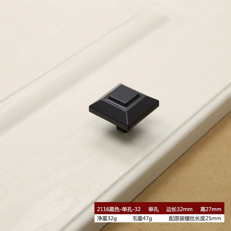 American Style Piano Black Hardware Cabinet Knob Handle European Style Garden Cabinet handle  Cabinet Knob Door Pull