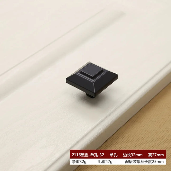 American Style Piano Black Hardware Cabinet Knob Handle European Style Garden Cabinet handle  Cabinet Knob Door Pull