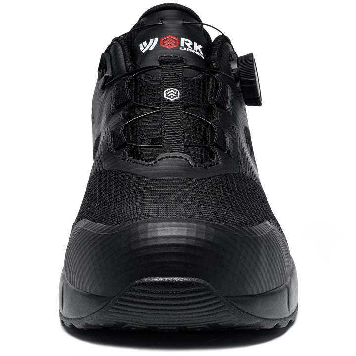 LARNMERN Men's Rotating button Steel Toe Shoes Air Cushioned Safety Shoes Comfortable Breathable To Wear Work Sports Shoes