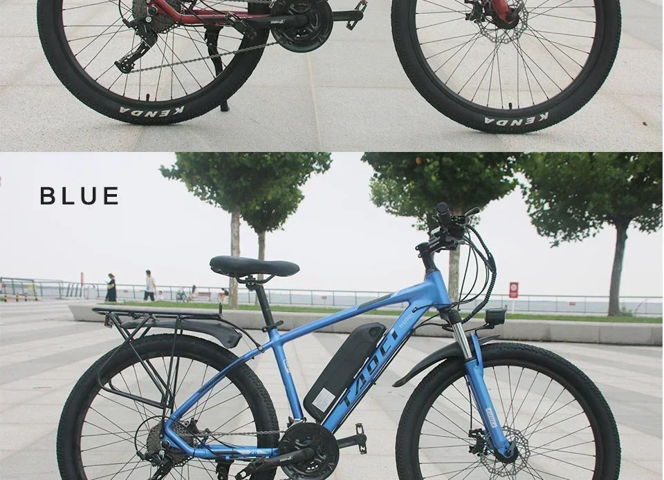 AKEZ style Electric Bicycle 350W Brushless motor 36V13AH Lithium Battery E Bike 26 Inch tire City commuting Adult Electric Bike
