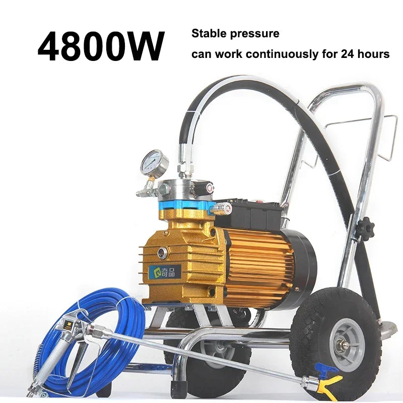 4800W 220V Professional airless spraying machine with Pure copper Motor Spray Gun Airless Paint Sprayer  painting machine tool H