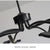 Modern Black Gold Dimming Pendant Light Nordic Creative LED Ceiling Chandeliers
