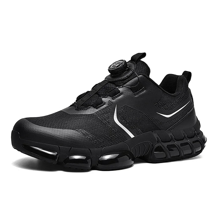 VIPOL Men's outdoor sports shoes, steel-toe shoes, construction site safety shoes, anti-crush and anti-puncture safety shoes