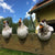 Chicken Sitting on Fence Decor Garden Statues for Fences Rooster Wall Art Yard Sculptures Farm Patio Lawn Decoration