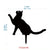 Charming Cat Family Garden Stakes – Decorative Cute Cat Silhouette,