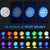 Updated Submersible LED Lights with Remote Underwater Pool Light IP68 Magnet 13 LED Bright Lamp RGB for Pond/Pool/Aquarium
