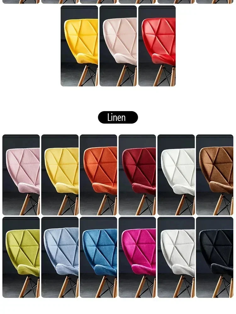 Dining Chair Nordic Bedroom Home Leisure Simple Chair Discussion Desk Chair Makeup Manicure Stool Coffee Milk Tea Shop Dining Ch