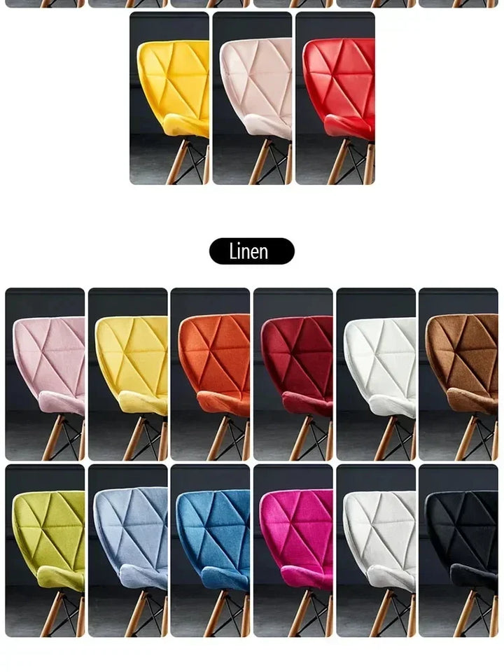Dining Chair Nordic Bedroom Home Leisure Simple Chair Discussion Desk Chair Makeup Manicure Stool Coffee Milk Tea Shop Dining Ch