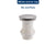 Bathroom Push Down Pop-Up Drain Sink Waste Stopper Valve Chrome Body with Color Lid Washbasin Water Head Deodorization Stopper