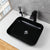 KEMAIDI Black Ceramic Basin Sink Faucet Combo Bathroom Countertop Washbasin Furniture Sink Household Creative Ceramic Wash Basin