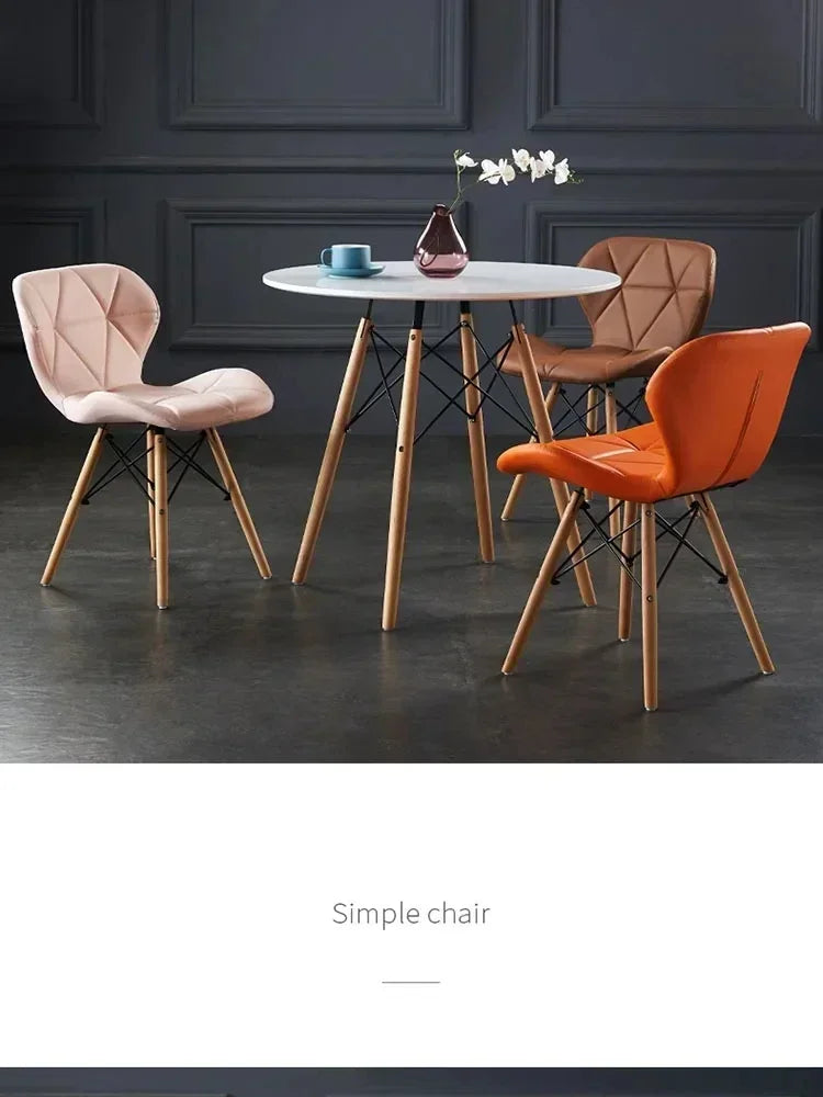 Dining Chair Nordic Bedroom Home Leisure Simple Chair Discussion Desk Chair Makeup Manicure Stool Coffee Milk Tea Shop Dining Ch