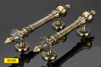 1pcs High Quality European Villa Hotel Entrance Gate Door Handle Glass KTV/hotel Wood Door Handles  Furniture Hardware .