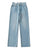 MiuKoMiYa Straight Leg Jeans For Women High Waist Gray Long Wide Denim Pants Vintage Blue Boyfriend Jeans