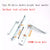 Broken Bridge 8525/9230 Series Screen Door Double Door Aluminum Alloy Black And White Gold And Silver High Low Door Lock Handle