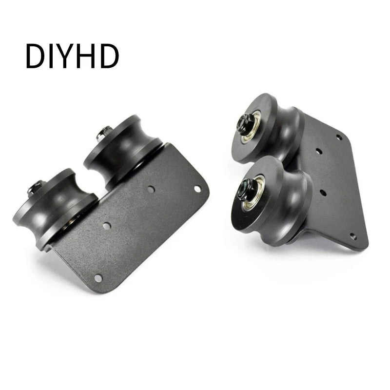 12FT(366cm) Sliding Library  Hardware Kit No Ladder，Black Rustic Round Tube Rolling Ladder Track,Floor Roller with Brake,Indoor