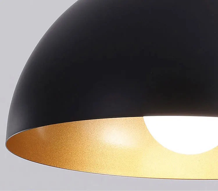 Nordic Retro Industrial Black Ceiling Pendant Lamp E27 for Restaurant Dining Table Bar Decorative Lighting Fixture
