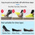Waterproof Silicone Shoe Covers S/M/L Reusable Non-Slip Rain Boots Unisex Sneakers Protector for Outdoor Rainy Day Shoes Cover