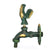Vidric Outdoor Decorativ Garden Faucet Animal Shape Bibcock Green/Antique Brass Tap Washing Mop/Garden Watering Animal Faucet