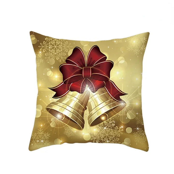 1pcs/set Christmas Black Gold Cushion Cover Merry Christmas Decorations for Home