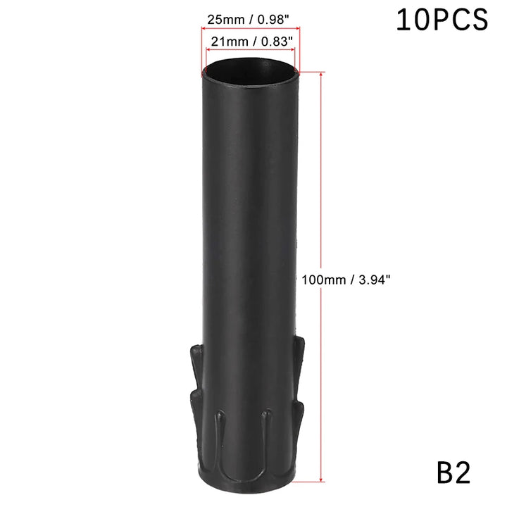 10pcs Candle Light Socket Covers E14 Candle Covers Sleeves Flame Retardant Vintage Style for Hotel Dining Room for Chandelier