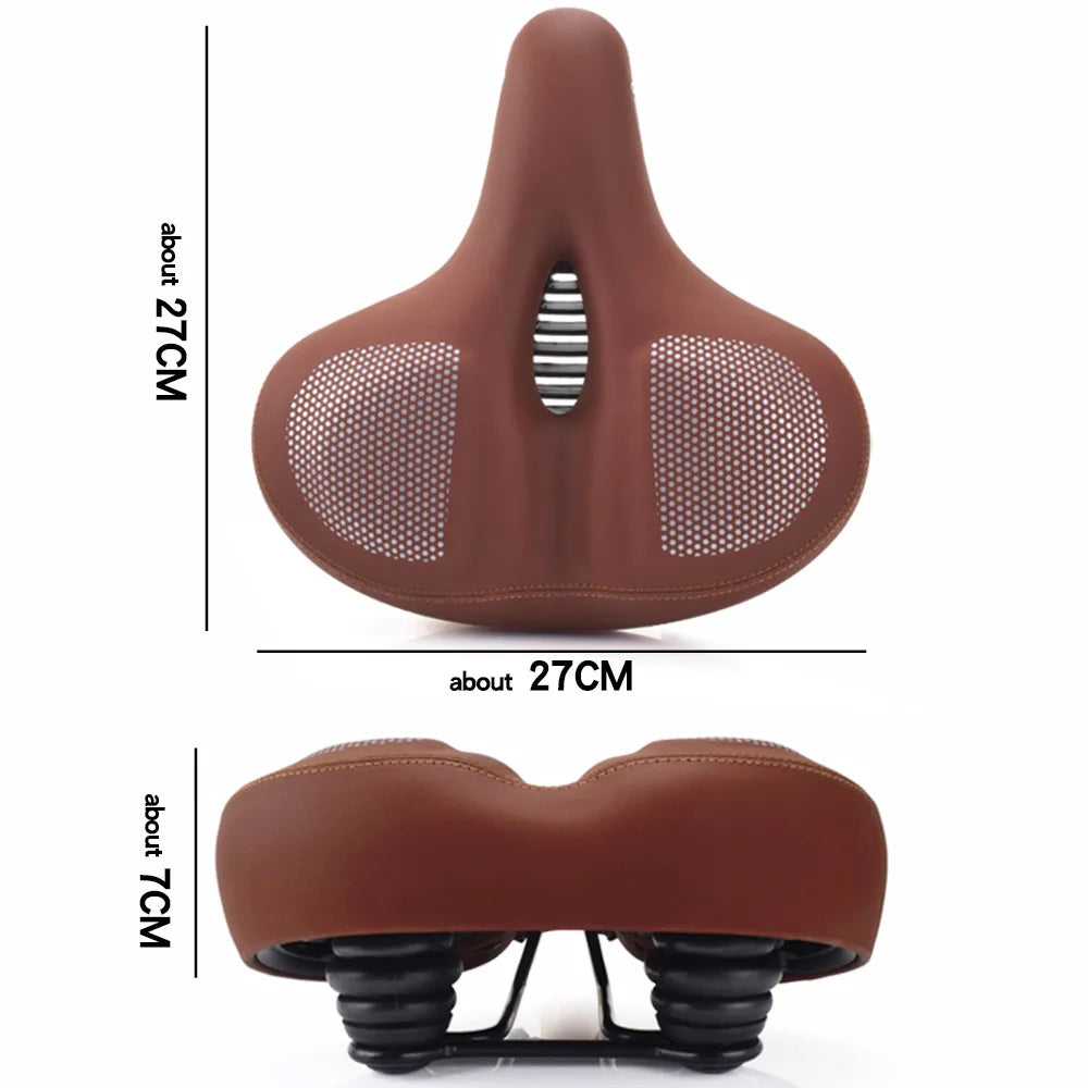 Bicycle Seats for Comfort Men  Women Oversized & Extra Soft Padded Bike Seat Cushion Comfortable Large Bike Saddle Mountain