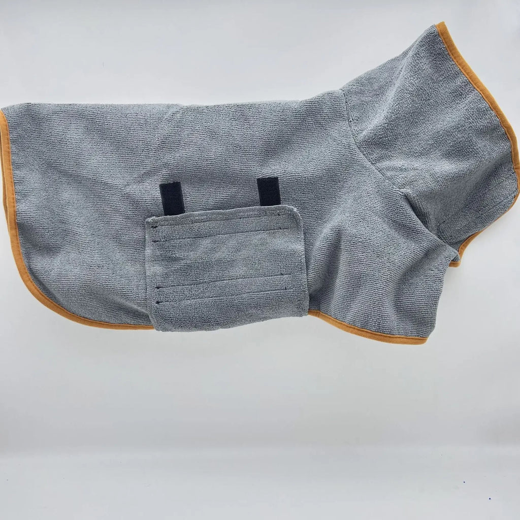Dog Bathrobe Absorbent Pet Quick Drying Bath Towel Dogs Clean Absorbent Bathrobe Full Body Wrap Cat