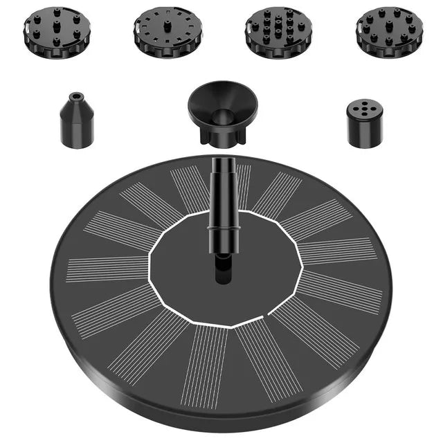 Waterproof Solar Fountain Pump Energy-saving Plants Watering Colorful Bird Bath Solar Fountain Outdoor Garden Pool
