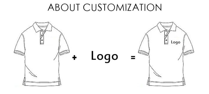 custom logo Summer New Men Polo Shirt  Short-sleeved Casual Solid Tops Custom Printing Your Own Design Photo or Logo Women Polos