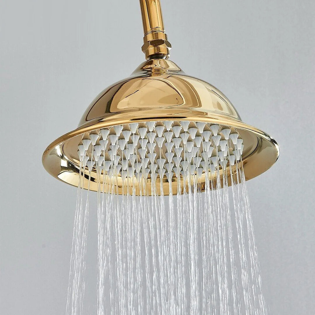 Bathroom Rainfall Shower Head Round Shape 8 -inch Rain Shower head Shower Faucet Head Bathroom Accessories