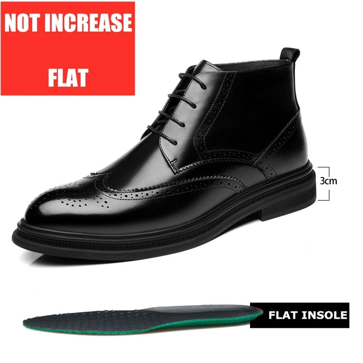 Men Brogues Leather Shoes