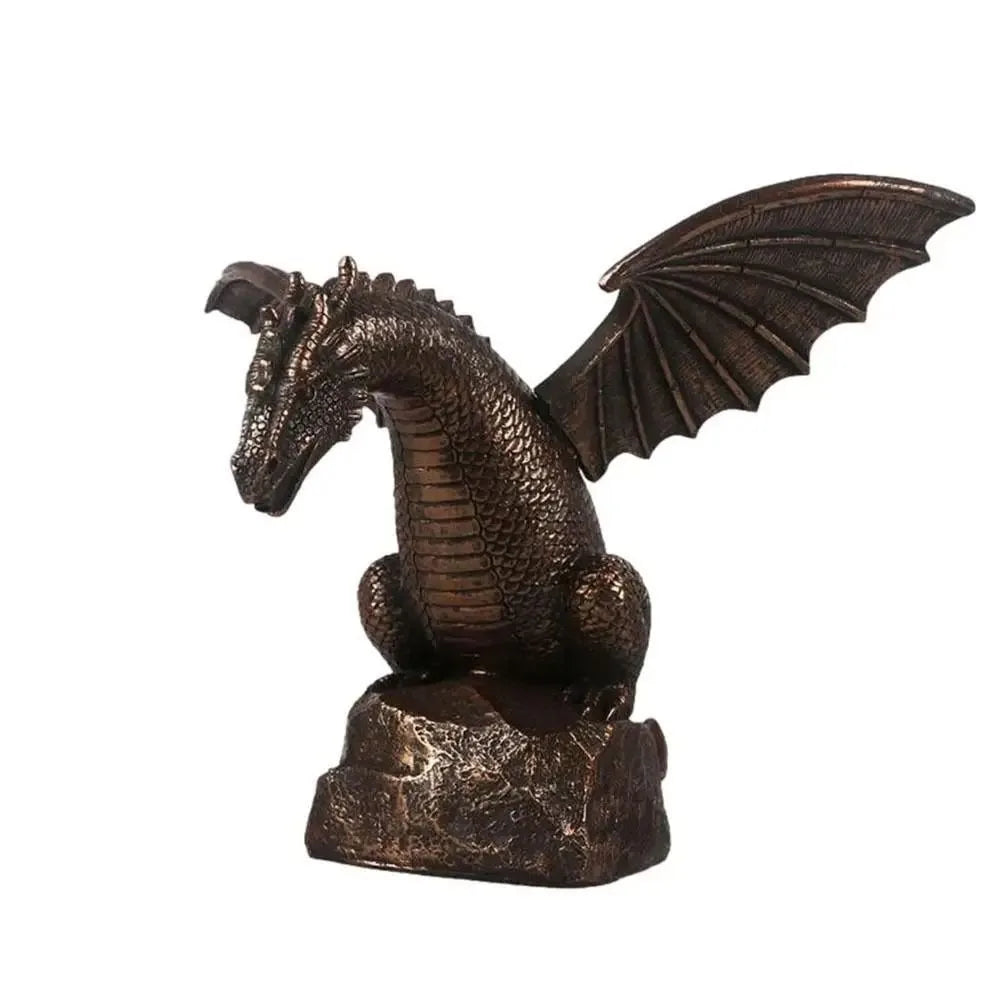 Realistic Garden  Spray  Resin Water Spray Dragon Staue Outdoor Decoration