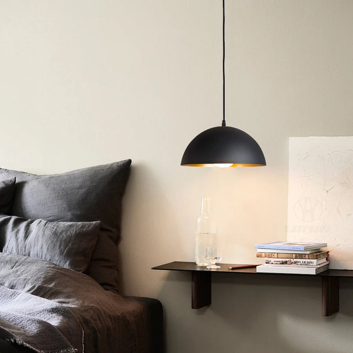 GEW Nordic Retro Industrial Black Ceiling Pendant Lamp E27 Restaurant Dining Table Bar Decorative Pendant Lighting Fixture