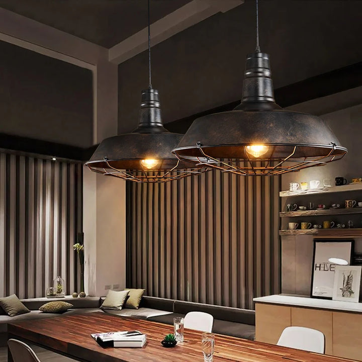 American Loft Industrial Retro Iron Pendant Lights