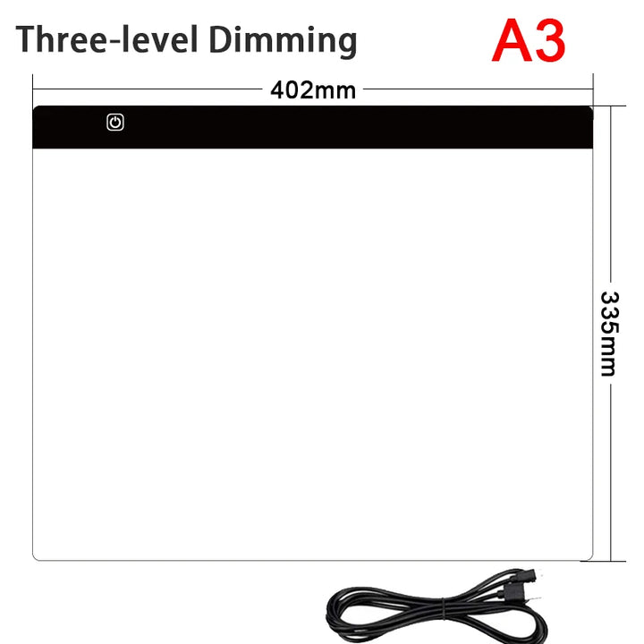 A5/A4/A3 LED Light Pad for diamond painting Artcraft Tracing Light Box Digital Tablets Painting writing Drawing Tablet