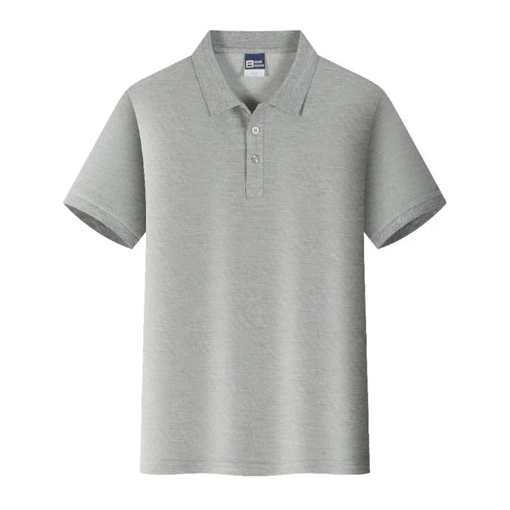 custom logo Summer New Men Polo Shirt  Short-sleeved Casual Solid Tops Custom Printing Your Own Design Photo or Logo Women Polos