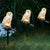 Solar light owl animal sculpture solar courtyard light solar LED outdoor garden decoration light waterproof