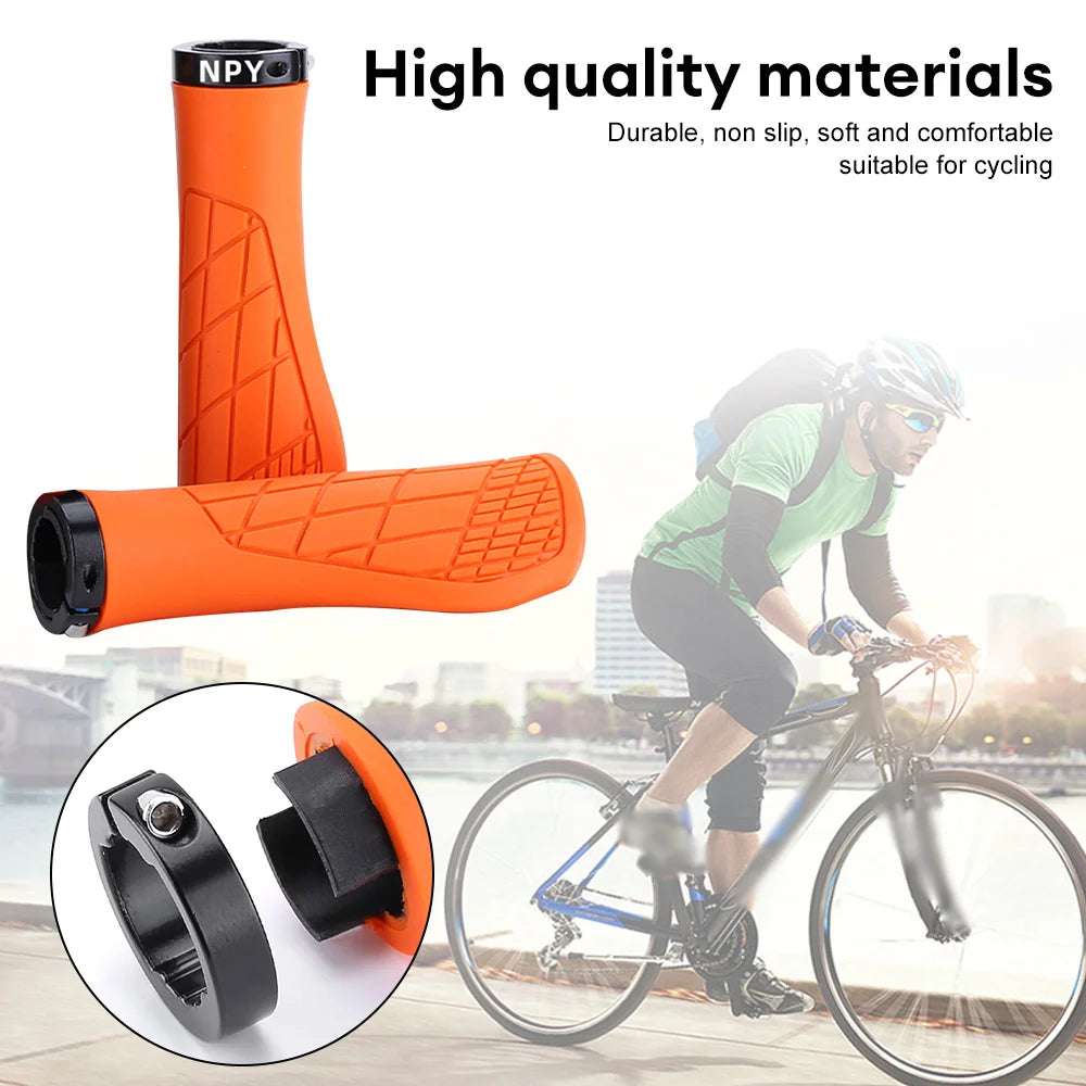 Mtb Grips Integrated Bicycle Grips Comfortable Silicone Mountain Bike Grips Dustproof Waterproof Mtb Cuffs Bike Handles