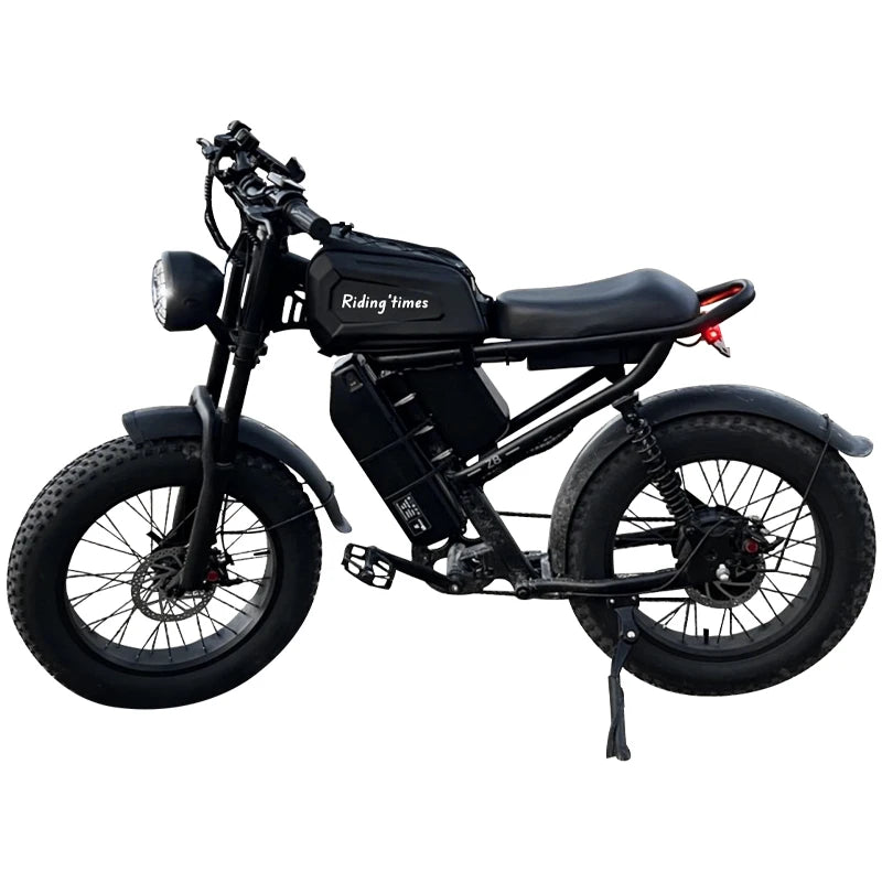 15.6Ah*2 Dual Battery Fat Tire Electric Bike Fat Tyre  E Bicycle Fat Bike Electric Dirt Bike 48V 1000W 2000w Brushless Motors