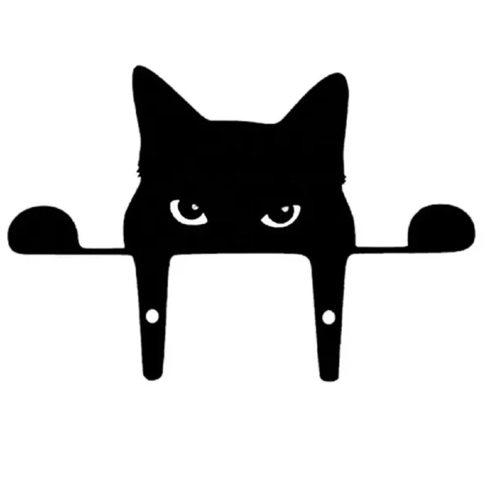 Charming Cat Family Garden Stakes – Decorative Cute Cat Silhouette,