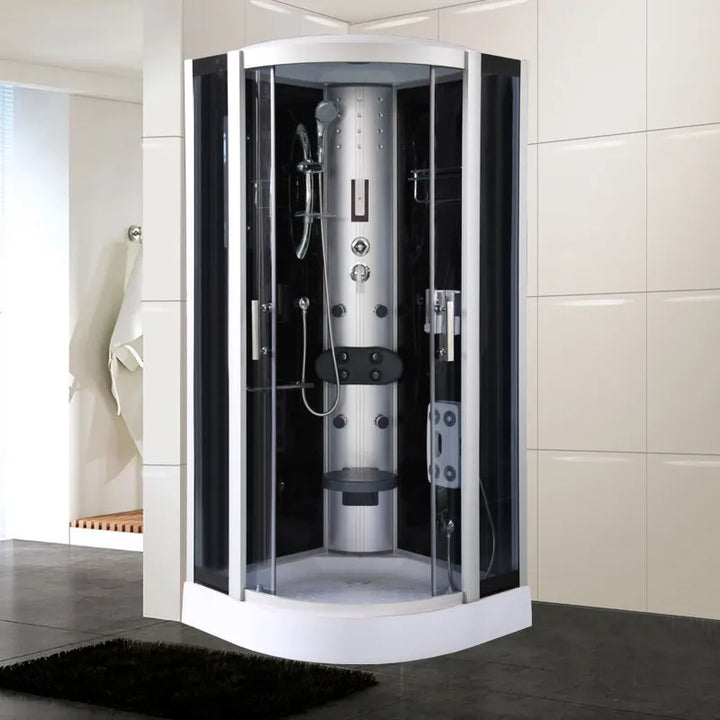Manufacturers supply multi-functional integral shower room dry and wet separation bathroom tempered glass